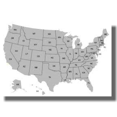 Map of states